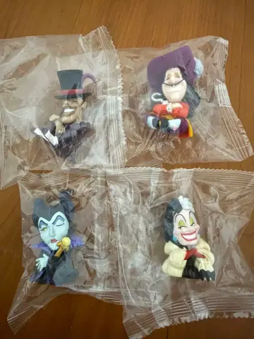 어깨 쿵 Fig. 디즈니 빌런즈 PART2 3 가챠 피규어 4종