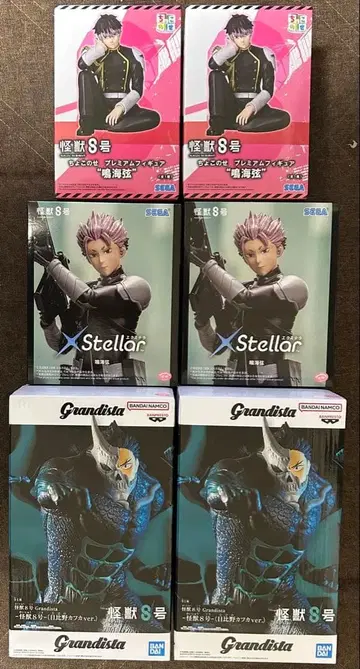 괴수 8호 피규어 6체 세트