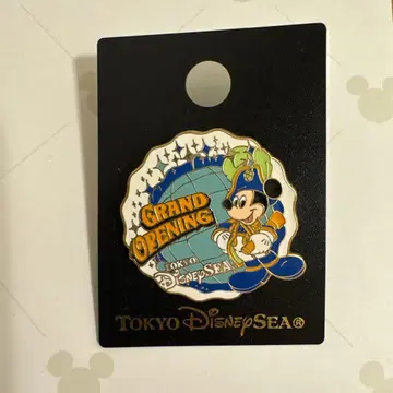 도쿄 디즈니 씨 그랜드 오프닝 핀 배지