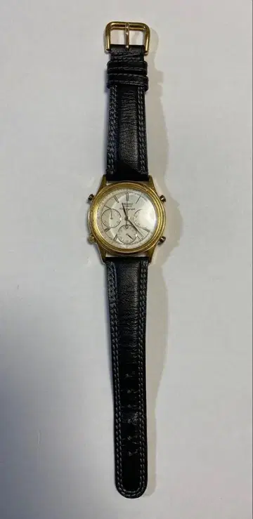 SEIKO 쿼츠 크로노그래프 골드 7A28-6010 작동품