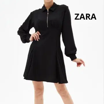 새상품급 ZARA 자라 지퍼 달린 원피스 S 사이즈 블랙