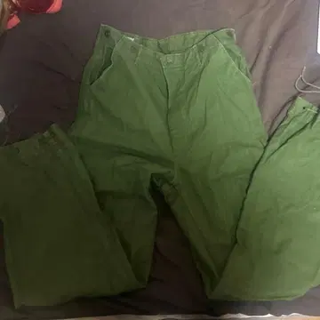 실물 C48 스웨덴군 카고 팬츠