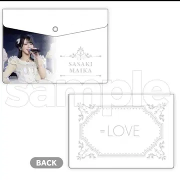 미사용 이코러브 사사키 마이카 플랫 파우치