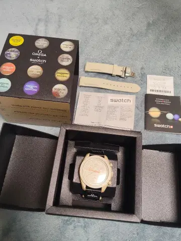 [ 새 배터리 교환 완료 ] OMEGA 스와치 미션 투 주피터