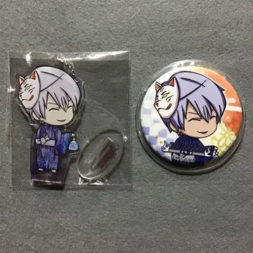 BLEACH 이치마루 긴 츠리비레 아크릴 스탠드 & 캔뱃지 세트