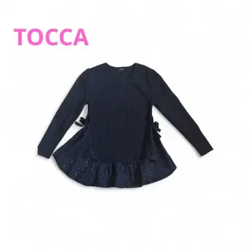 TOCCA 레이스 티셔츠 프릴 티셔츠