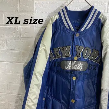 MLB 뉴욕 메츠 오버 사이즈 충전솜 바시티 자켓