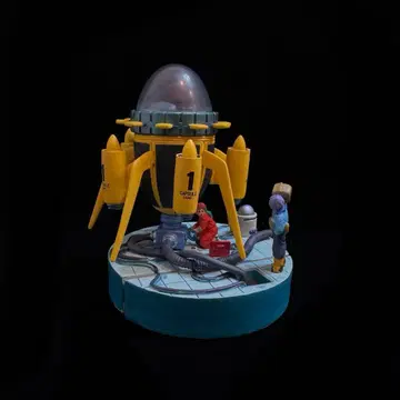 드래곤볼 캡슐 타임머신 라보 보너스 부품 드라캅