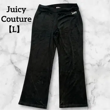 Juicy Couture [ L ] 쥬시 꾸뛰르 벨로아 와이드 팬츠 블랙