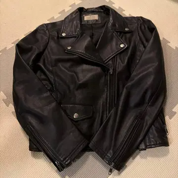 JOURNAL STANDARD relume 블랙 가죽 라이더 자켓