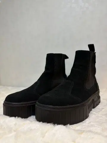 새상품급 PUMA [ 25cm ] 부츠 메이즈 첼시 스웨이드 블랙