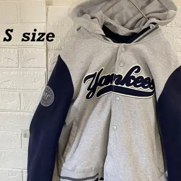 MLB 양키스 코튼 바시티 자켓 후드 탈부착 가능