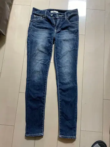 MOUSSY 다크 블루 스키니 청바지