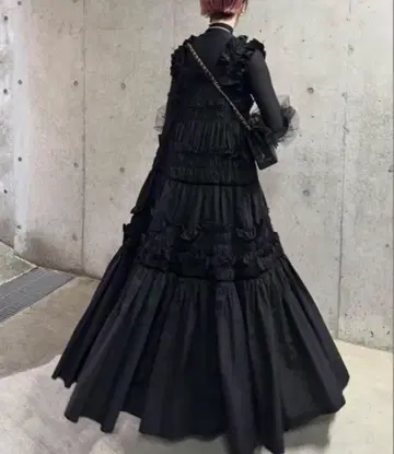 PERNA 새상품 개더 프릴 원피스