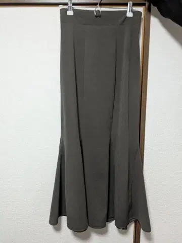 GRL 다크 그레이 플레어 스커트 M 사이즈