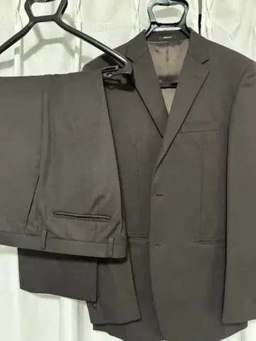 COMME CA ISM 다크 브라운 수트 L