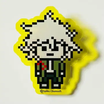 단간론파 HMM 도트 그림 아크릴 배지 코마에다 나기토