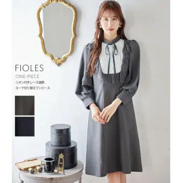 tocco 토코 클로젯 장식 리본 원피스 프릴 레이스 블라우스