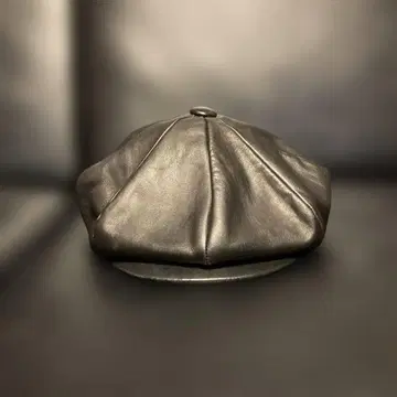 넘버나인 스탠다드 가죽 헌팅 캡 M 블랙 레어