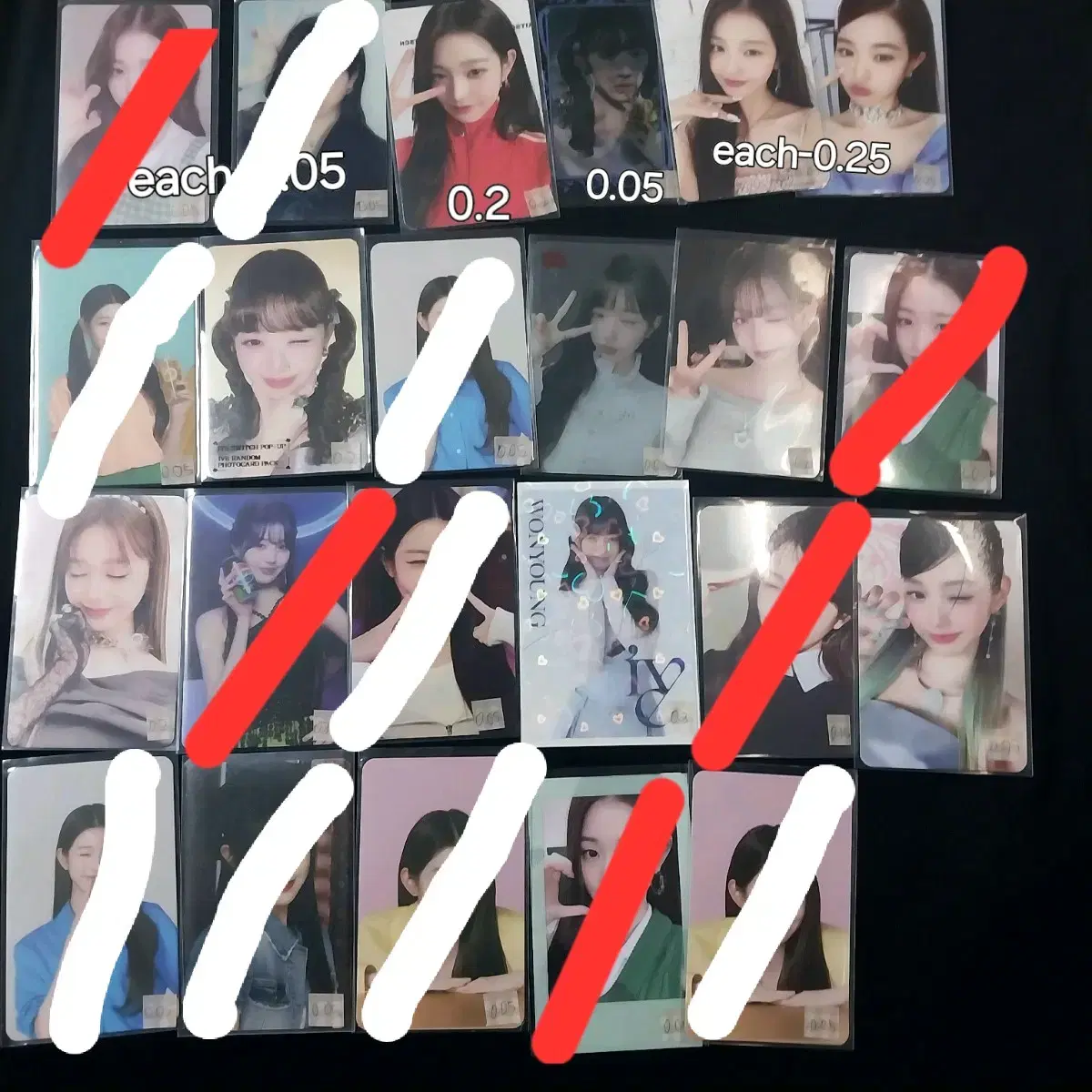 아이브 원영 포토카드 포카 엠파시파파존스시그스위치마인