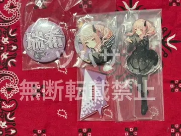 프로세카 세가 럭키 쿠지 아키야마 미즈키 아크릴 스탠드 캔뱃지