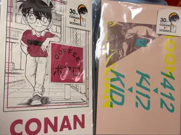 명탐정 코난 3coins BOOK형 잡화 수납 포와로 키드 쓰리코인즈