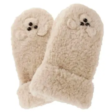 [완판템] 메리제니 bear 그로브 곰 장갑 베이지 아이보리