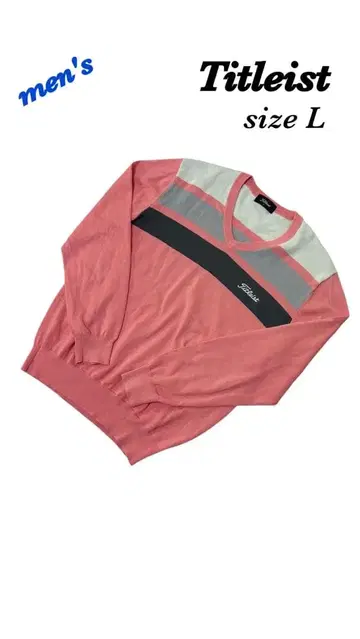 Titleist 타이틀리스트 니트 스웨터 남성용 L 골프 루즈핏