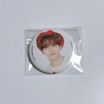 seventeen 세븐틴 정한 캔뱃지 카페 cafe