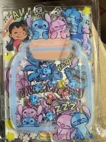 씰 포함 스티치 바스락 씰북 A5 노트