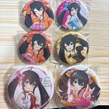 데레스테 신데렐라 걸스 마토바 리사 캔뱃지 6세트