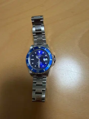 TECHNOS 자동 와인딩 시계 TAM609 블루 백 스켈레톤