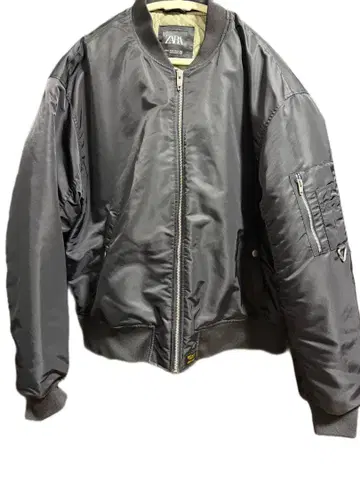 그레이 MA-1 플라이트 자켓