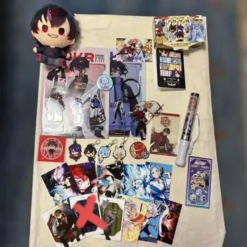 카레콜레 굿즈 아크릴 스탠드 키링 봉제 인형 응원봉