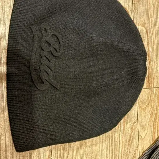 Matin Kim Logo Jacquard Short Beanie on Bunjang Global Site.