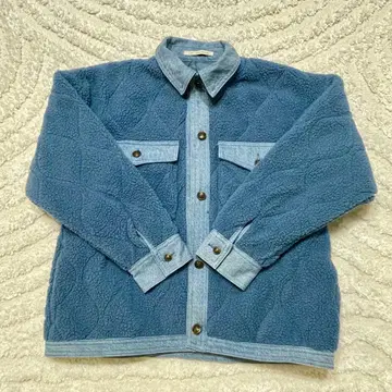 레이디 럭 루카 보아 데님 자켓