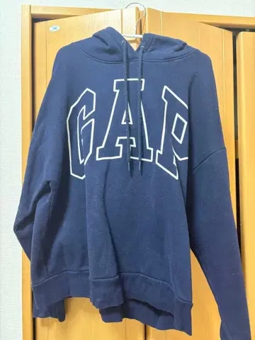 GAP 네이비 후드 부착 후드티