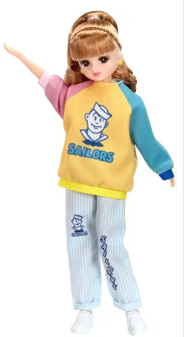 리카짱 복권 세일러즈 02 리카짱 캐주얼 스타일 제일복권