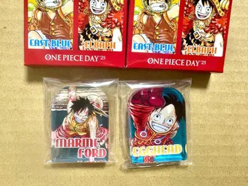 ONE PIECE 루피 코스튬 아크릴 블록 2세트