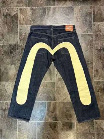 3/7까지 evisu 셋업 데님 자켓 데님