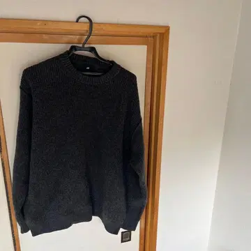 H&M 울 혼방 스웨터 다크 그레이