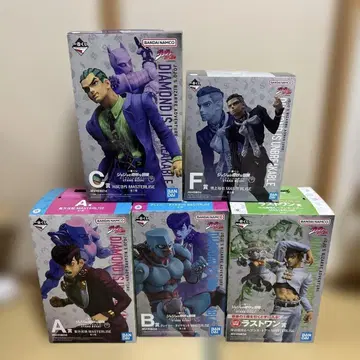 죠죠의 기묘한 모험 다이아몬드는 부서지지 않는다 제일복권 5종 세트