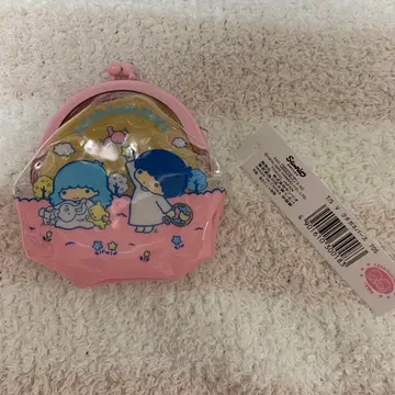 새상품 키키라라 리틀트윈스타 금속 장식 퍼스 비닐 산리오