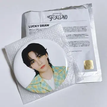 SEVENTEENN FOLLOW LUCKY DRAW 정한 캔뱃지