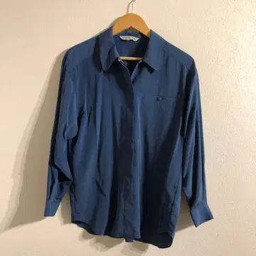 ITOKIN BLOUSE SELURE 다크 블루 긴팔 셔츠 상의