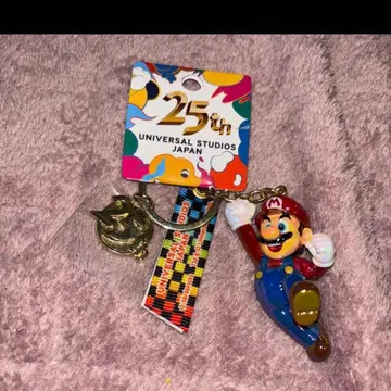 마리오 키링 SUPER NINTENDO WORLD 유니버셜 25주년