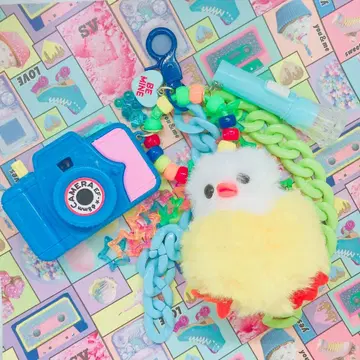 주렁주렁 키링 자라키 키링 팬시 하라주쿠 헤이세이