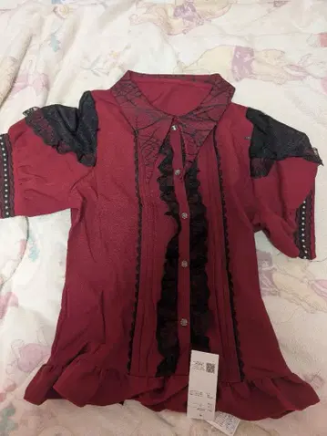 DearMyLove 반팔 셔츠 빨간색