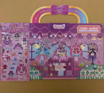 명탐정 프리큐어 놀이 씰 백 변신 옷 갈아입히기 씰 각 1장