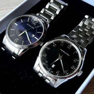 해밀턴 & cross 손목시계 2개 세트